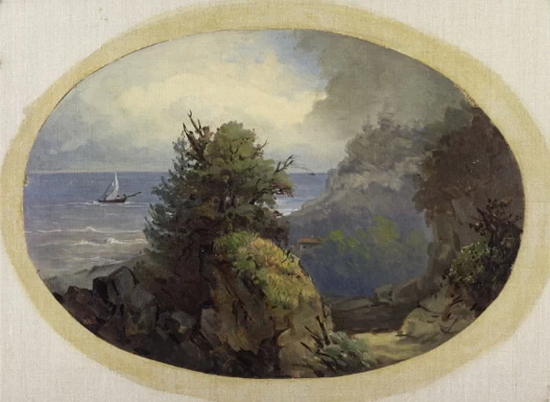 Julie Wilhelmine Hagen - Schwarz, La spiaggia della valle, Art Museum of Estonia's